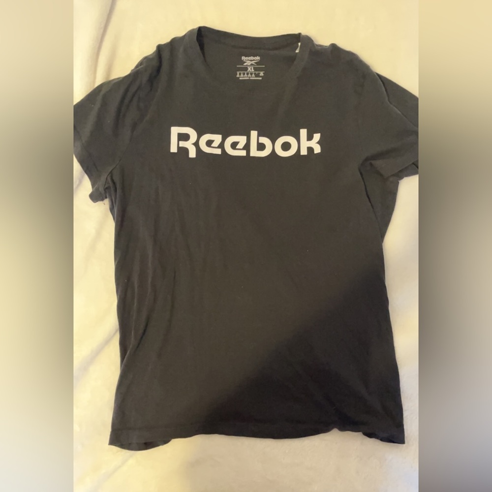 black reebok tshirt